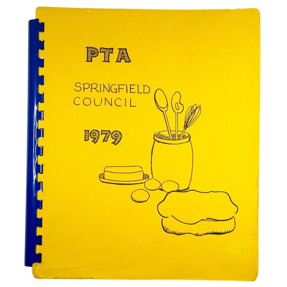 1979 Springfield PTA Cookbook – Missouri Spiral-Bound Vintage Recipes, 153 Pages - Picture 1 of 6